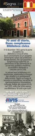 Immagine: Segnalibro biblioteca Civica